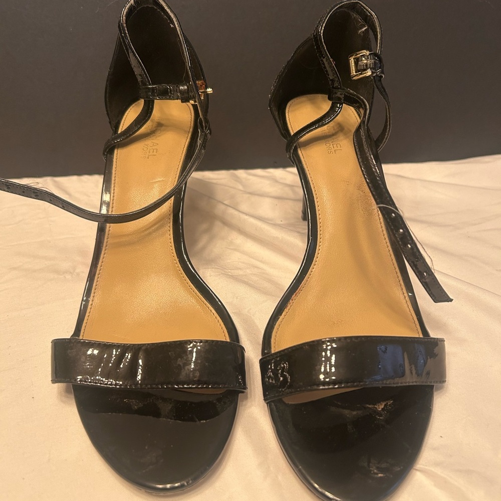 Michael Kors Black Patent Heels